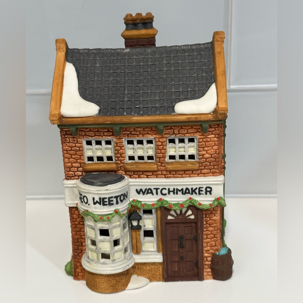Dept 56 Geo Weeton Watchmaker 59269 retired original Dickens Village Series